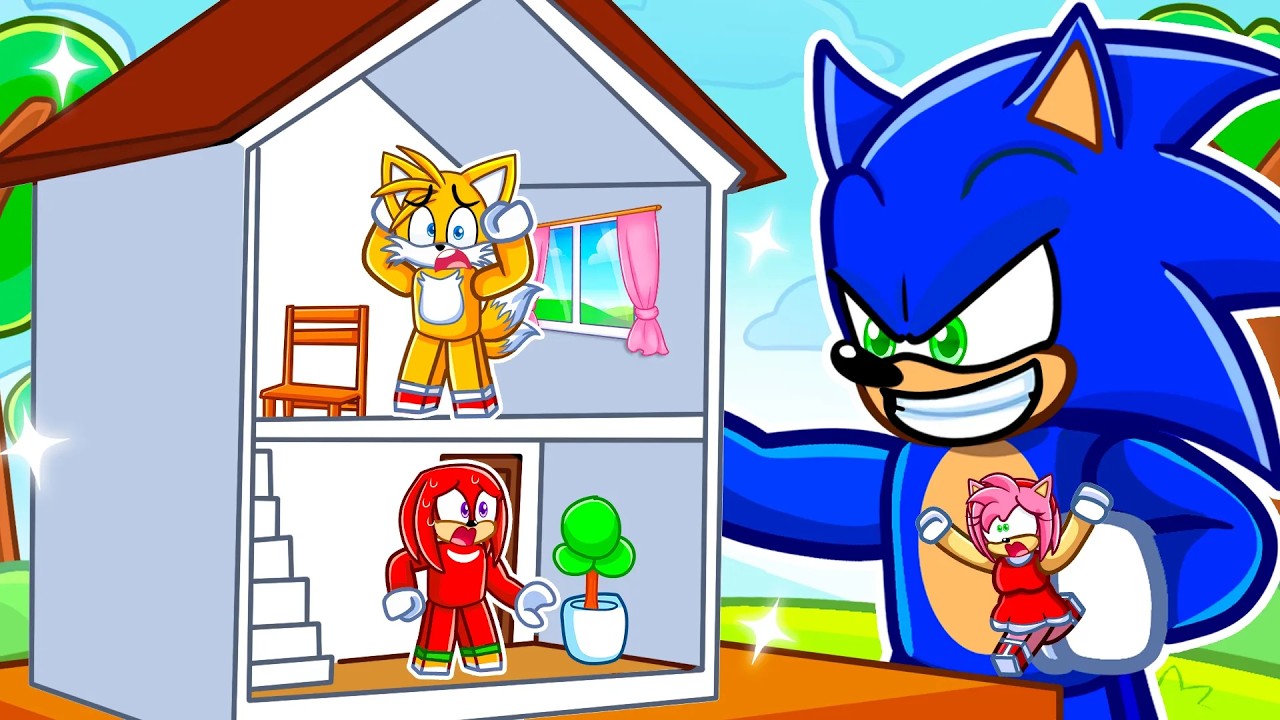 Locking My Friends in a DOLL HOUSE In Roblox!