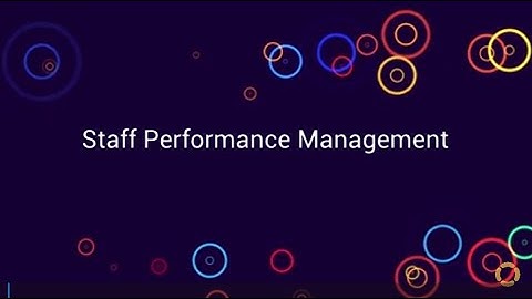 Staff Performance Management