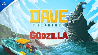 Dave the Diver - Godzilla Content Pack Launch Trailer | PS5 \& PS4 Games