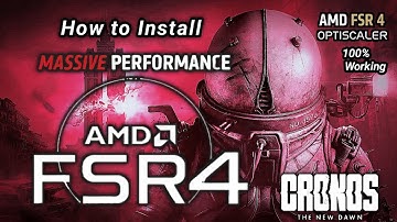 How to install FSR 4 FG In Any Nvidia GPU Using Cronos as a Test | Work perfectly #cronos #fsr4