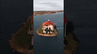 Ikšķile Daugava Latvia Drone Video