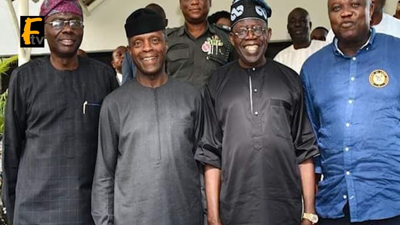 VICE PRESIDENT YEMI OSINBJO JIDE SANWO OLU AND AKINWUNMI AMBODE TAKES TRADERMONI TO OSHODI, KETU odunlade adekola movies download