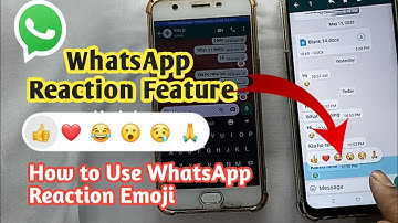 WhatsApp Reaction Update | How to React on Whatsapp Messages | Whatsapp New Feature 2022
