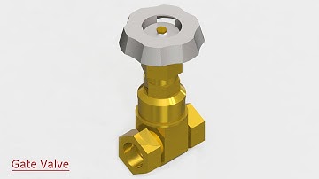 Gate Valve (Video Tutorial) Autodesk Inventor