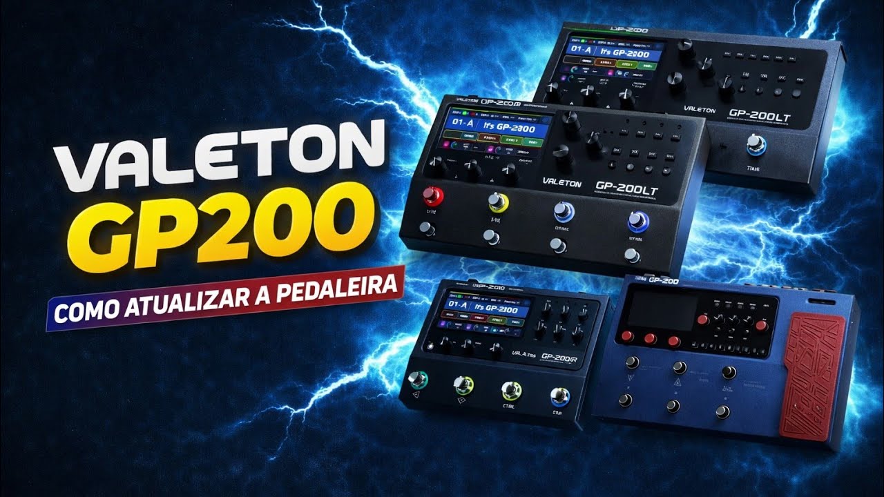 COMO ATUALIZAR A VALETON GP200 | update 1.8.0 - YouTube