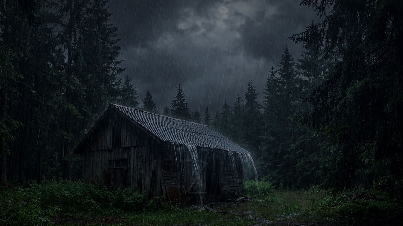 12 Hrs Heavy Rain & Thunder - No Ads - Thunderstorm Ambience for Sleep, Focus & Relaxation