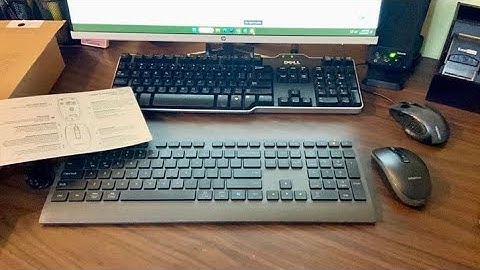 MEETION C2000 Wireless Keyboard & Mouse review.  Excellent, sets up in seconds and works very well!