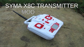 Syma X8C Transmitter Range Mod 300+ meters of range.