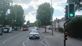 🇬🇧 BUS ROUTE TIMELAPSE | Redline X20: Oxford ➔ Aylesbury