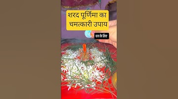 शरद पूर्णिमा पर करें धन प्राप्ति उपाय sharadpurnima upay #pradeepmishra #sharadpurnima #upay #shorts