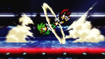 Shadow Vs Scourge (sprite animation) - drawing cartoons 2 | 700 subs special