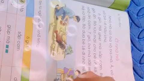 Đọc bài ở nhà bà- Sách giáo khoa Tiếng Việt lớp 1 tập 1- Nguyễn Hải Đăng Vlog