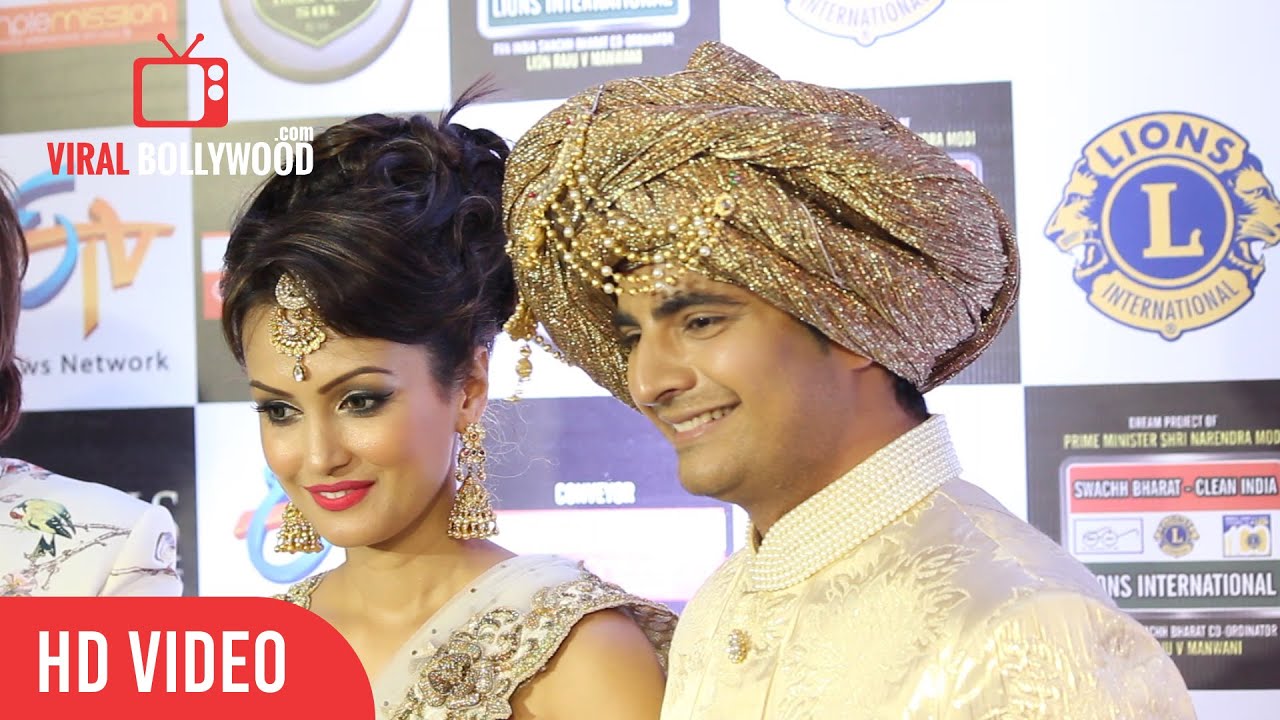 Karan Mehra, Nisha Rawal & Rohit Verma | 22nd Lions Gold Awards 2016 | ViralBollywood