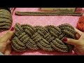🍁Diadema Trenzada A Crochet (Ganchillo) (Subtitled in English) #LasMaravillasdelCrochet