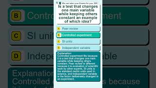 CLEP Natural Sciences Quick Quiz