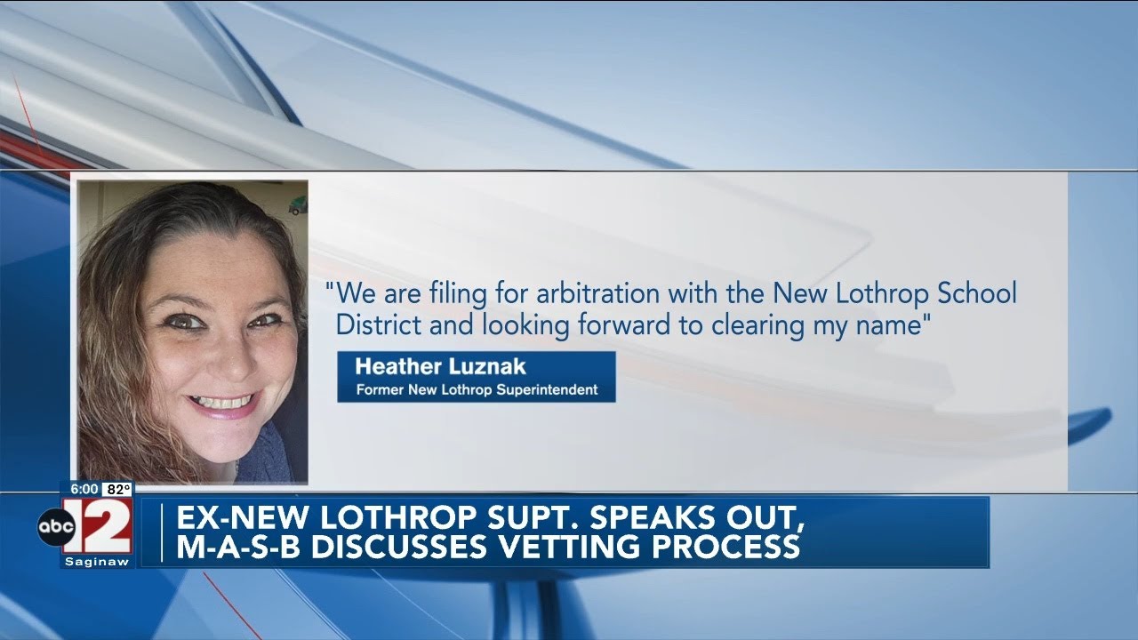 Fired New Lothrop Schools superintendent says she may file lawsuit