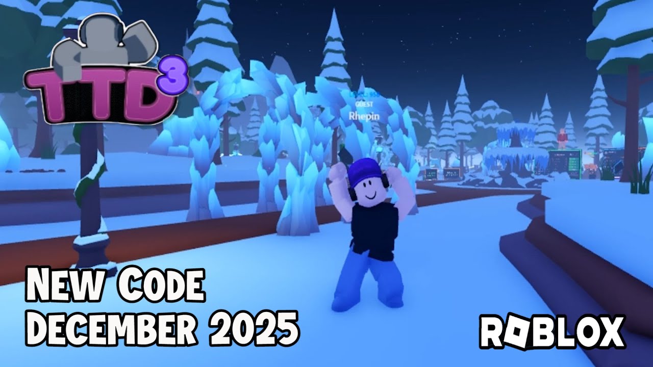 Roblox TTD 3 -New Code December 2025 - YouTube
