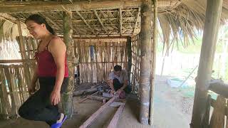 Full Video : My wife and I built our life in a bamboo house - this is my daily life