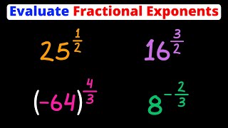 Evaluate Fractional Exponents | Eat Pi