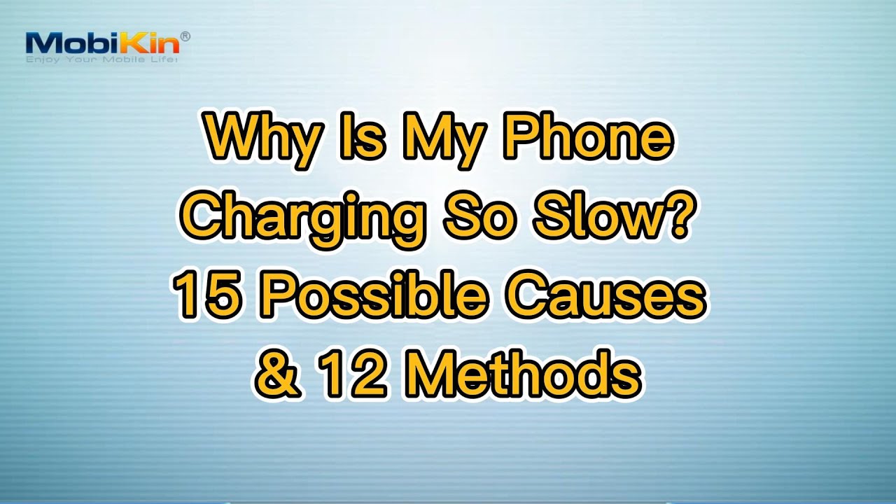 Why Is My Phone Charging So Slow? 15 Possible Causes & 12 Methods - YouTube