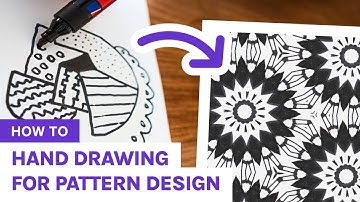Handdrawing + Digital Pattern Design = Ultimate Relaxation