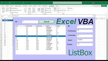VBA - User Form: Search for data in a ListBox and Select row with  populate values - vba Excel