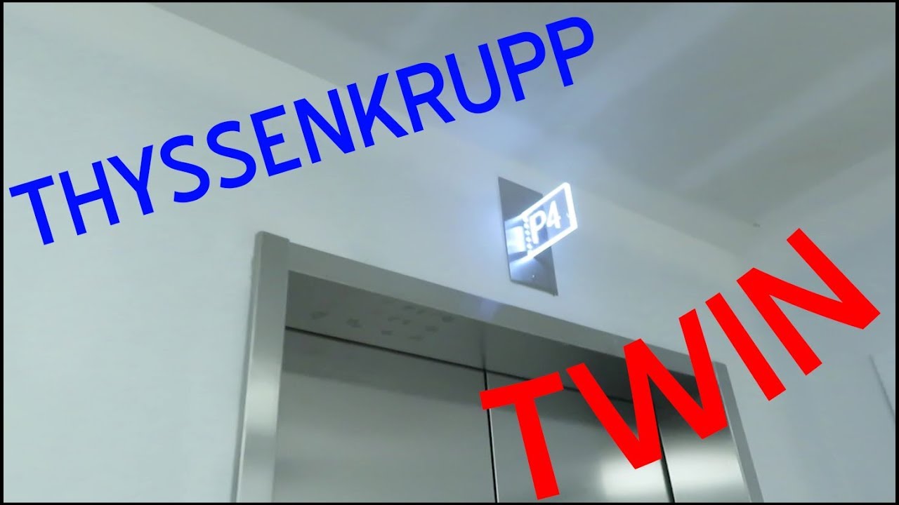 America’s FIRST ThyssenKrupp Twin Elevator Tech Square CODA Building Tech, Atlanta