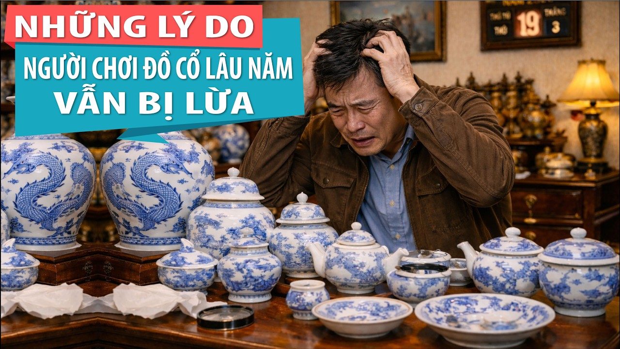 ⚠️ Những lý do Người chơi đồ cổ lâu năm vẫn bị lừa 😱