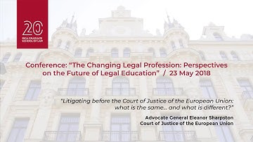 Eleanor Sharpston-Litigating before the Court of Justice of the European Union