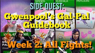 MCOC - NEW Side Quest: Gwenpool’s Gal-Pal Guidebook - Week 2 - All Fights! screenshot 1