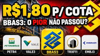 TRXF11: R$1,80/COTA EM DIVIDENDOS? BBAS3 COMPRAR OU FUGIR? VALE3/PETR4 PODEM VALER MAIS +EMBJ3