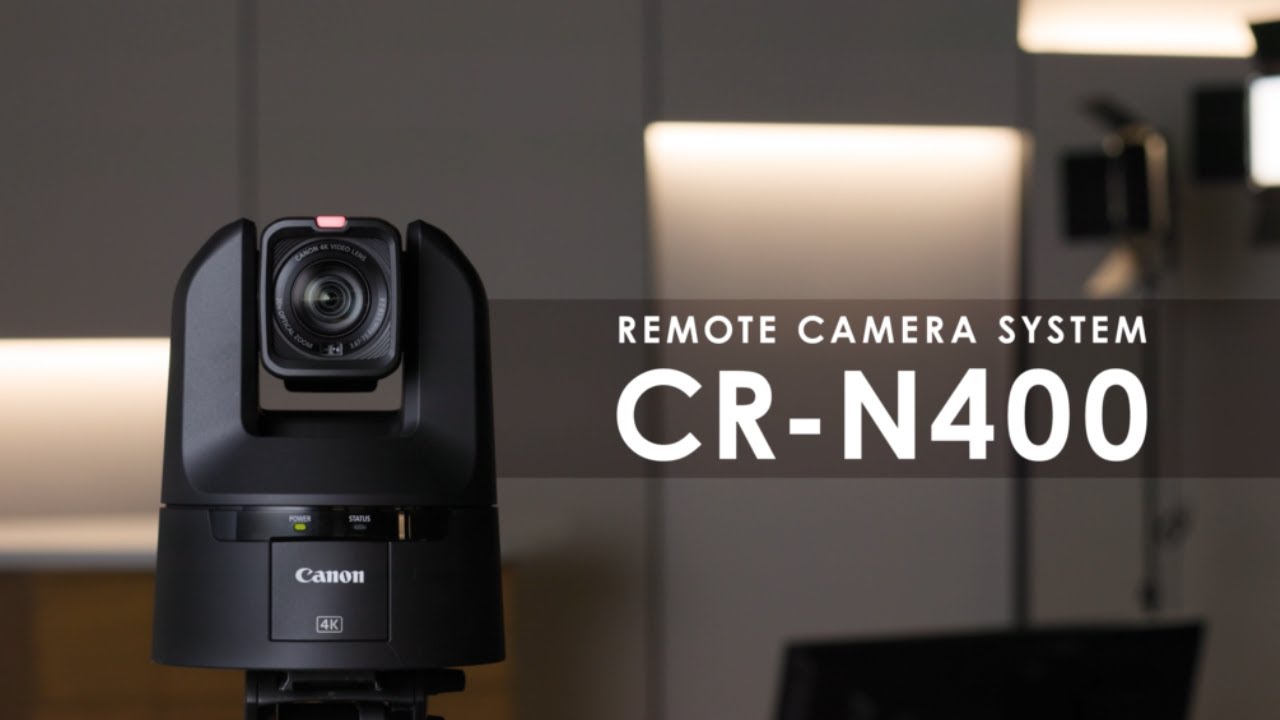 キヤノン、屋内型の映像制作用リモートカメラシステム「CR-N400／CR