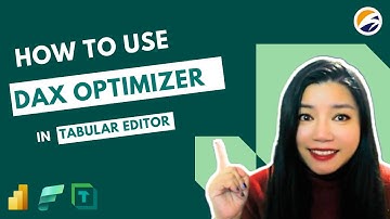 How to use DAX Optimizer in #TabularEditor to improve #powerbi Model #performance #optimization
