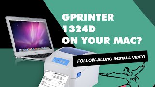 GPrinter 1324D on Your Mac: 5 Minute Follow-Along Installer Guide (Fixed PPD not selectable Issue) screenshot 3