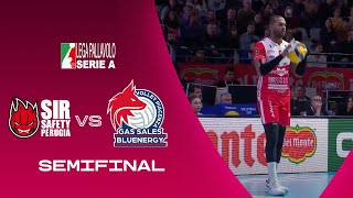 Sir Safety Susa Perugia 🆚 Gas Sales Bluenergy Piacenza | Semi Final Highlights | Coppa Italia