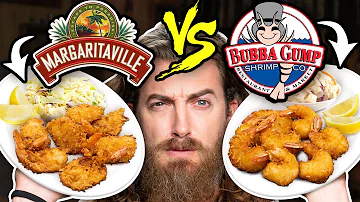 Margaritaville vs. Bubba Gump Taste Test | FOOD FEUDS