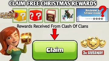 😍CLAIM CHRISTMAS FREE REWARDS In Clash Of Clans - Free Deco,Book Of Everything,Gems & Redeem Code!✅