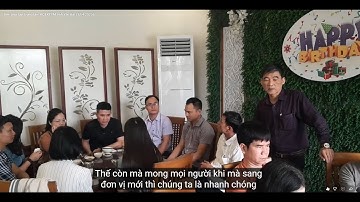 Tiệc chia tay Trung tâm KC&XTTM tỉnh Yên Bái