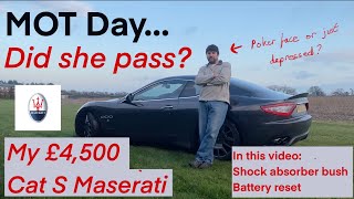 Will she pass the MOT / Inspection? Rebuilding my Cat S write-off Maserati Granturismo 4.2 - Part 3