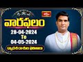   weekly horoscope by dr sankaramanchi ramakrishna sastry  28th april 2024  04th may 2024