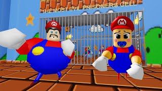 SUPER MARIO BARRY'S PRISON RUN! OBBY  FULL GAMEPLAY UPDATE MARIO & LUIGI TEAM #roblox #obby