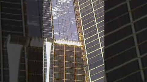 ISS Roll-Out Solar Arrays (iROSA) #shorts