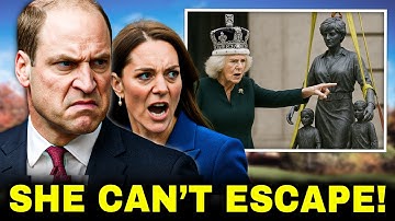 Prince William And Kate FURIOUS As Camilla RIPS DOWN Diana’s Statue - Royals In CHAOS!