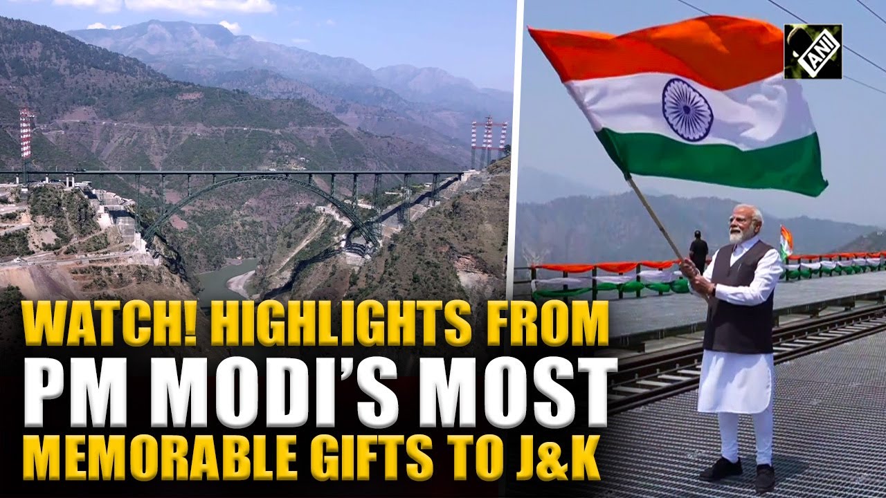 A day to remember, PM Modi gifts Vande Bharat, Chenab Bridge and Anji Bridge to J&K on June 06