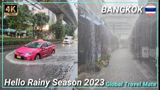 Rainy Season 2023 is Early - Heavy Storm and Rain Today Bangkok Monsoon