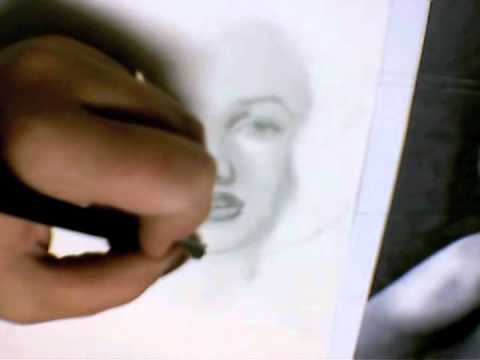 Marlyn Monroe Drawing by Kristina