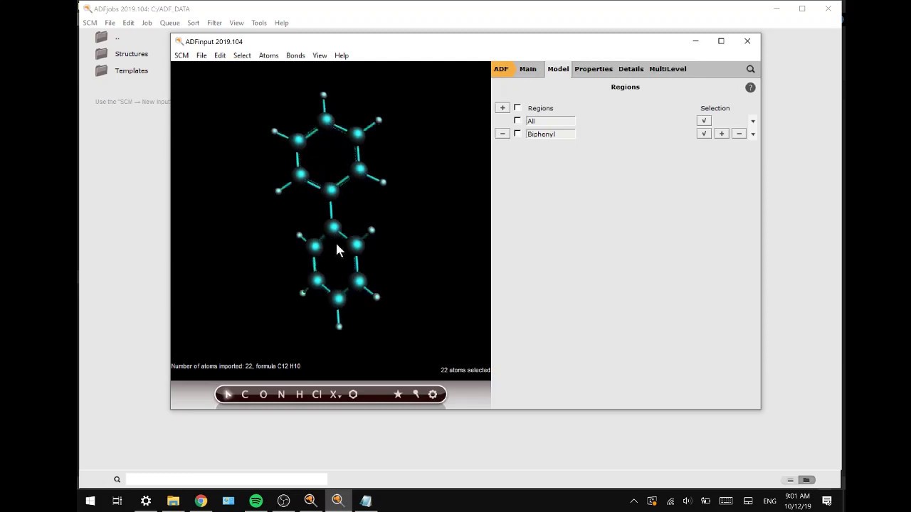 ADF Tutorial: How To Rotate Around a Dihedral Angle and Calculate ...