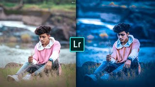 Lightroom Dark Blue Color Grading Effect | Best Color Grading App | Lightroom Mobile Tutorial screenshot 1