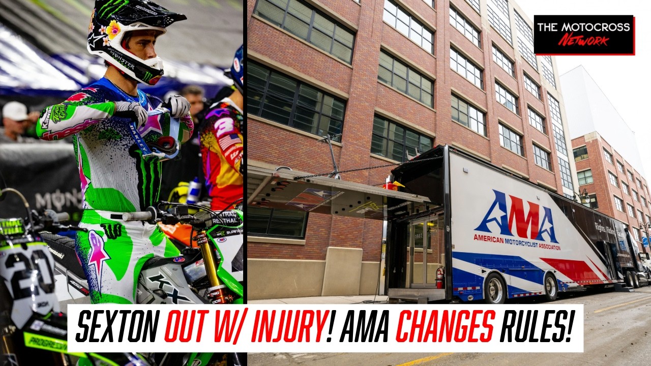 Chase Sexton OUT w/ INJURY, AMA changes rules after Arlington DRAMA, Jorge Prado remains OUT!