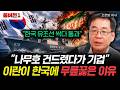 “한국 유조선 싹다 통과" 나무호 건드렸다가 기겁한 이란. 갑자기 한국에 무릎꿇은 이유 | 조한범 박사 풀버전1